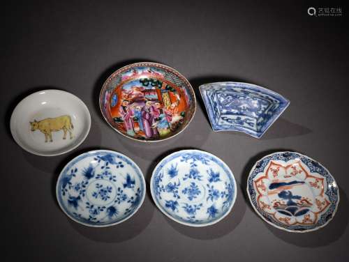 A COLLECTION OF SAUCER DISHES, 17TH CENTURY