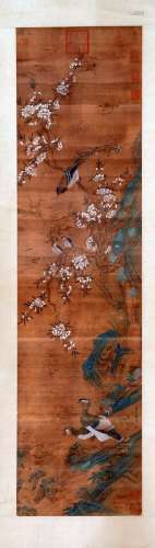 BIRDS AND BLOOMS, HUANG JUCAI