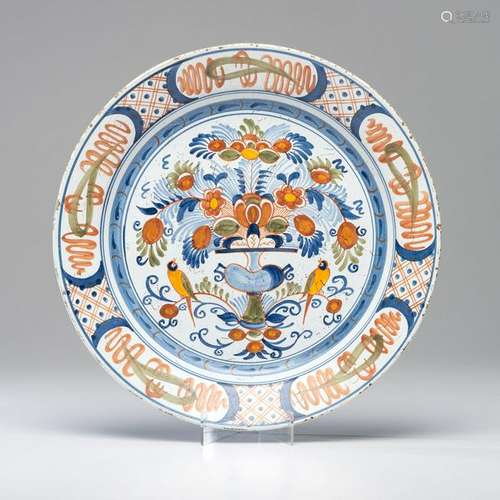 Polychrome Delft Charger