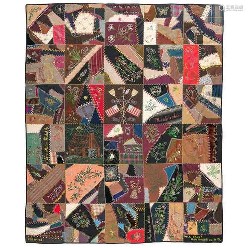 West Virginia Commemorative Crazy Quilt, 1892 Election