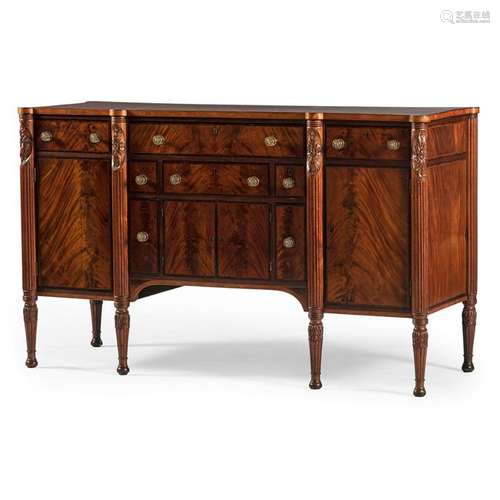 Very Fine American Federal Period Sheraton Mahogany