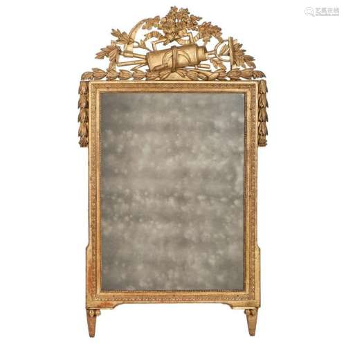 Louis XVI-style Gilt Mirror