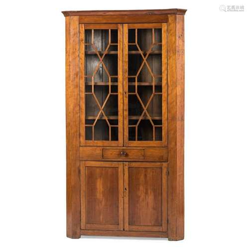 Chippendale-style Corner Cupboard