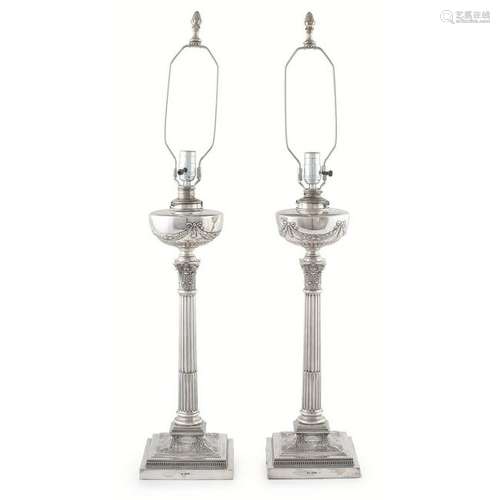 James Dixon & Sons Sterling Weighted Lamps