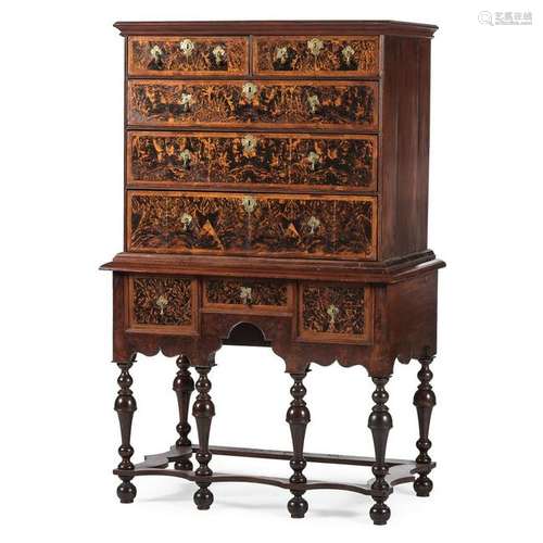 William and Mary-style Chest on Frame