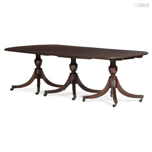 English Pedestal Dining Table