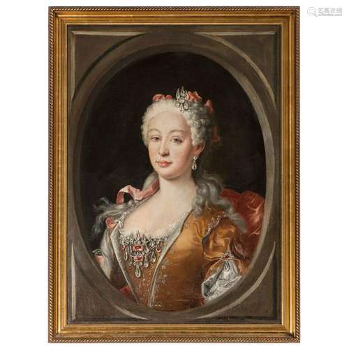 Continental School, Portrait of a Lady