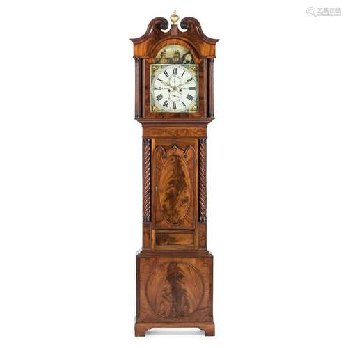 George IV Tall Case Clock, Signed J. Jarvis