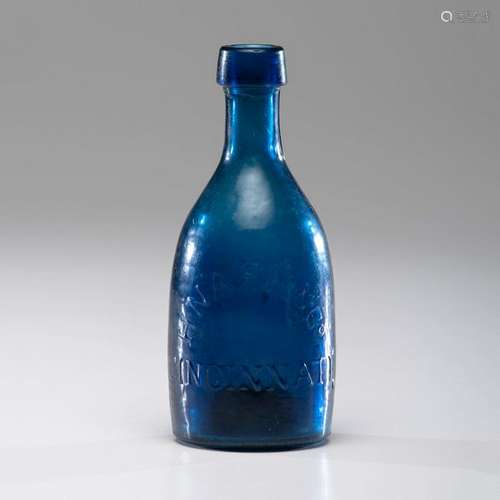 Early Cincinnati Glass Bottle, H. Nash & Co.