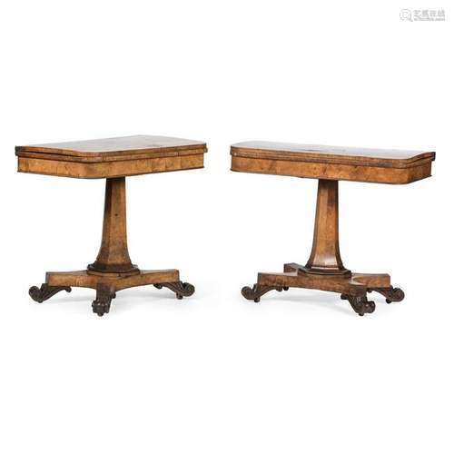 George IV Pollard Game Tables