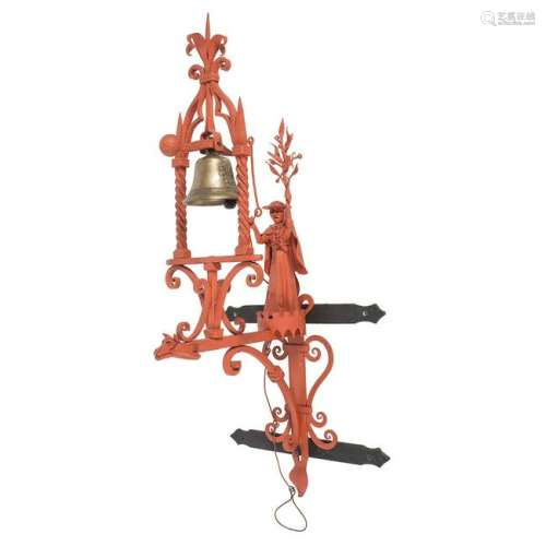Gothic-style Cast Iron Bell Mount