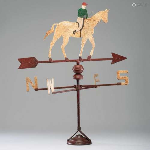 Horse and Jockey Weathervane