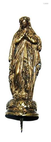 scultura in bronzo raff.Madonna sec.XVIII