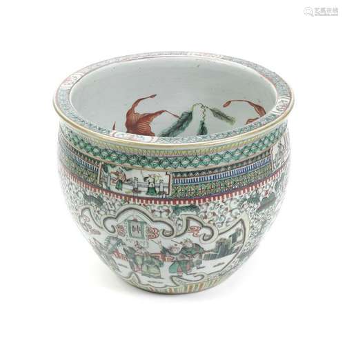 Cina vaso in porcellana cm.x h. 25