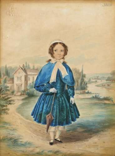 WILLIAM MITCHELL (FL 1830-1850) PORTRAIT OF WALTER SMITHERS; PORTRAIT OF HIS SISTER EMMIE SMITHERS