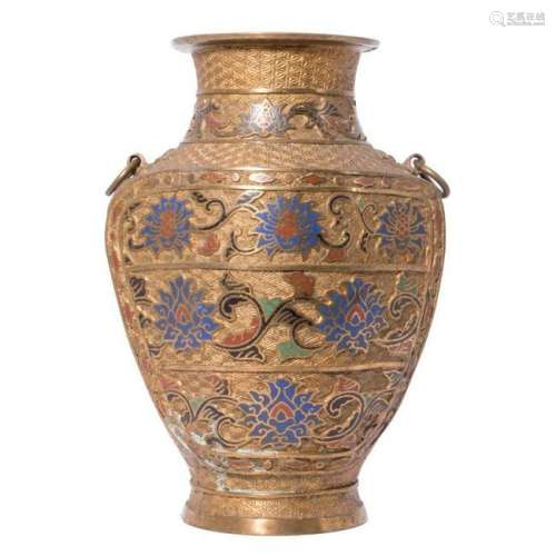 Chinese Vase with Enameling,