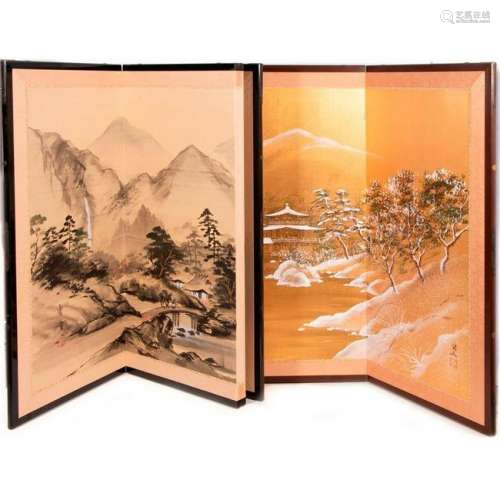 Two Japanese screens.