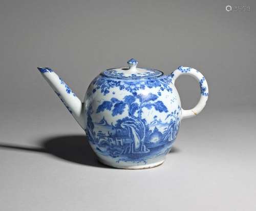 A Delft punch pot and cover late 18th or 19th cent…