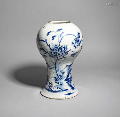 A massive delftware vase c.1760, probably Liverpoo…