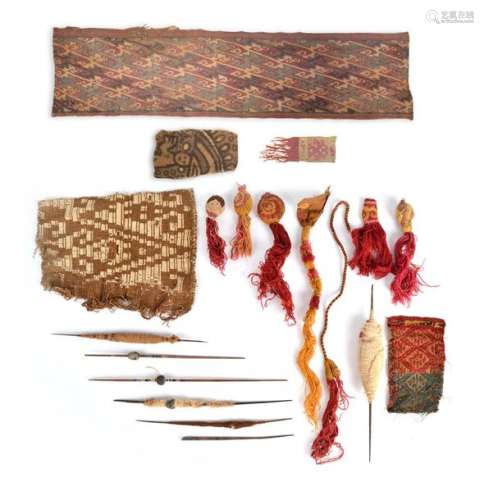 A Chancay textile fragment Peru, circa 1100 1400 A…