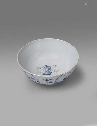 A Bristol delftware punchbowl of Jacobite relevanc…