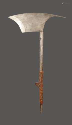 A Bontoc axe Philippines with a steel blade and wo…