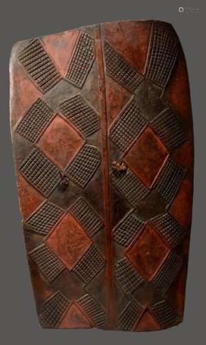A Simbai River shield Papua New Guinea carved with…