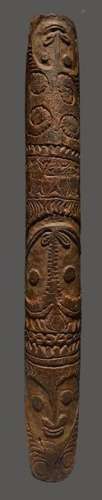 A Papua New Guinea gope board Melanesia the curved…