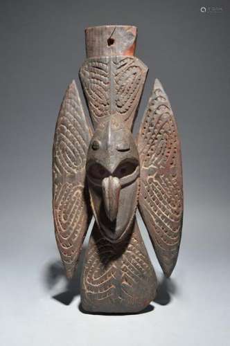 A Sepik River mask ornament Papua New Guinea with …