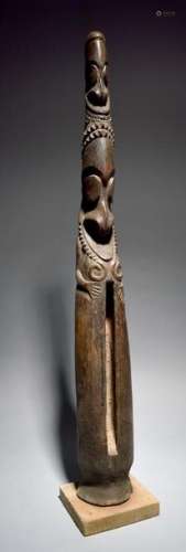 An Ambrym slit drum Vanuatu, Melanesia carved and …
