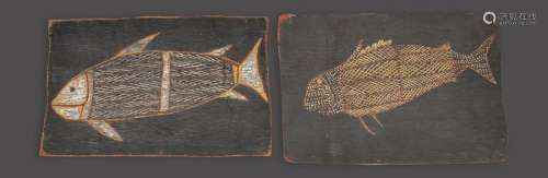 Two Aboriginal bark paintings Arnhem Land, Austral…