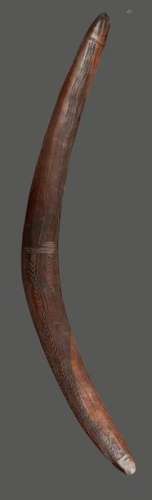 An Aboriginal boomerang Australia with incised wav…