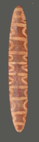 An Aboriginal narrow shield Australia with linear …