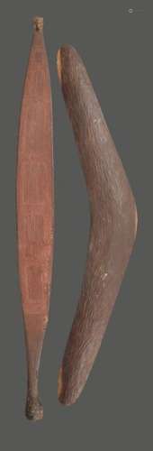 An Aboriginal spear thrower woomera Australia with…