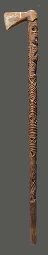 A Maori presentation axe New Zealand with an integ…