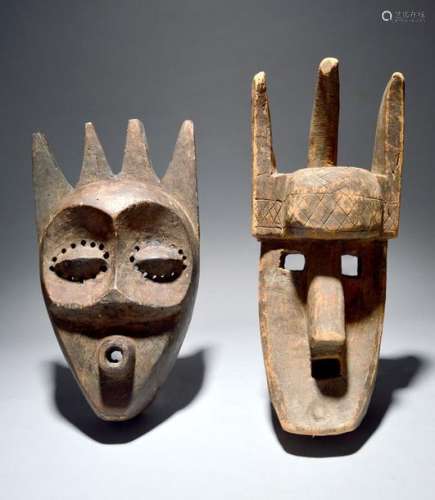 A Bambara suruku mask Mali with incised decoration…