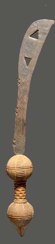 An Ashanti ceremonial sword Ghana iron and wood, t…