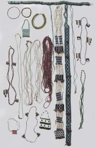 A collection of Zulu beadwork South Africa includi…