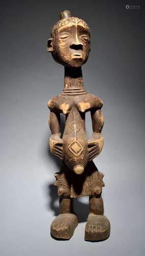 A Luluwa figure Democratic Republic of the Congo s…