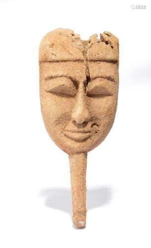 An Egyptian sarcophagus mask Third Intermediate La…
