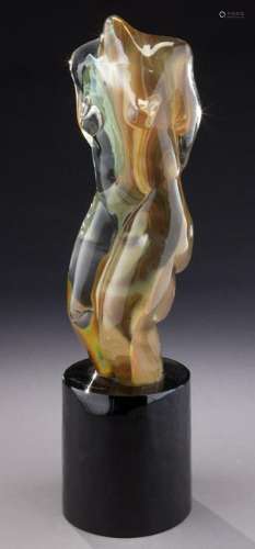 Silvano Signoretto glass figural sculpture,
