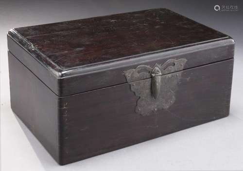 Chinese Qing Zitan stationary box,