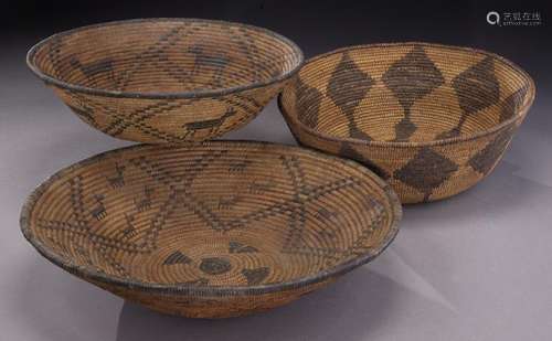 (3) Apache baskets,