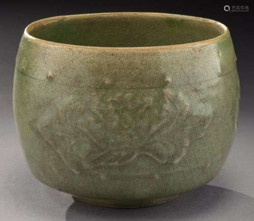 Chinese Ming Longquan celadon porcelain censer,