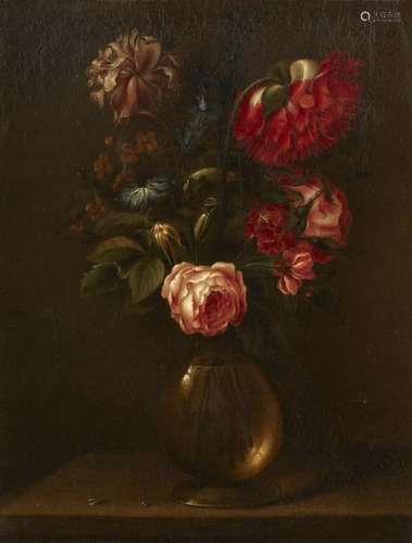 Hans Gillisz Bollongier, Flowers in a Vase
