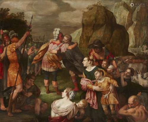 Flemish School 17th century, The Reconciliation of…