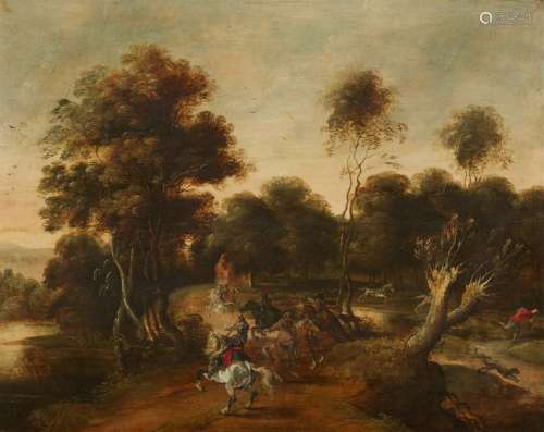 Pieter Snayers, attributed to, Landscape with a Ca…