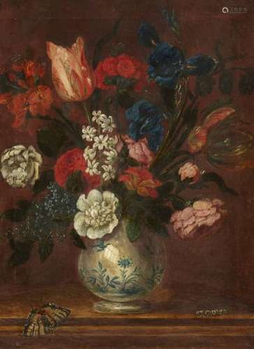 Johann Tobias Sonntag, Still Life with a Vase of F…