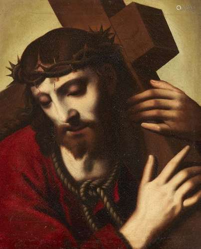 Spanish School 16th century, Christ with the Cross