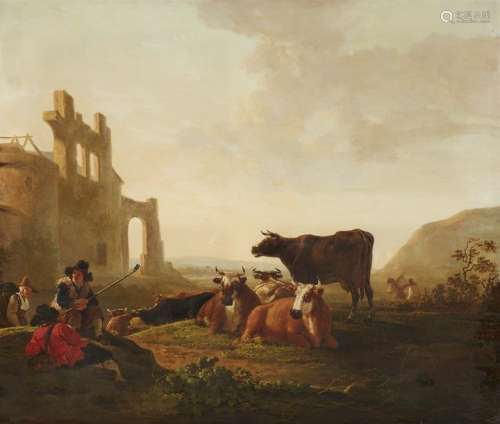 Jacob van Stry, Landscape with Cattle